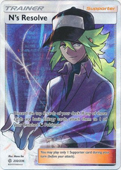 N's Resolve - 232/236 - Full Art Ultra Rare PORTUGUES