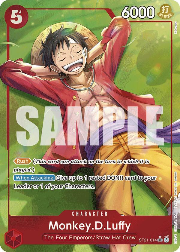 ST21-014 - Monkey.D.Luffy - Character AA