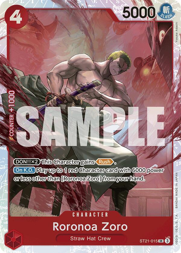 ST21-015 - Roronoa Zoro - Character