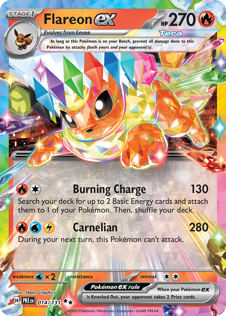 Flareon ex - 014/131 - Double Rare