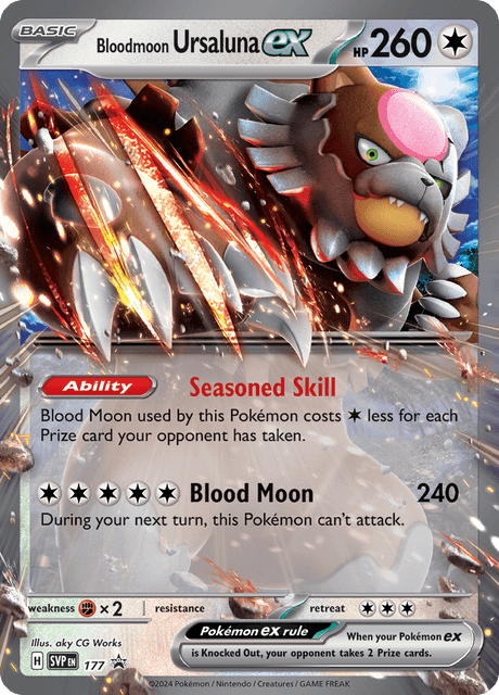 SVP177 - Bloodmoon Ursaluna ex - Promo