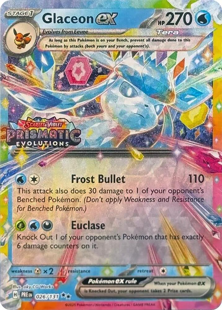 Glaceon ex - 026/131 - Double Rare ESPAÑOL