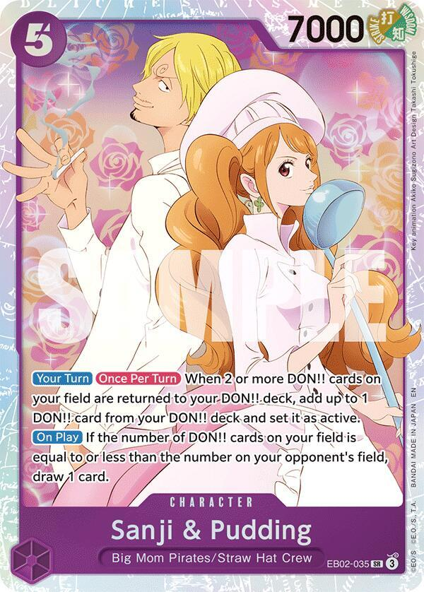 EB02-035 - Sanji & Pudding - Character