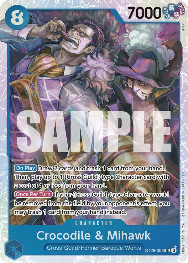ST25-003 - Crocodile & Mihawk - Character