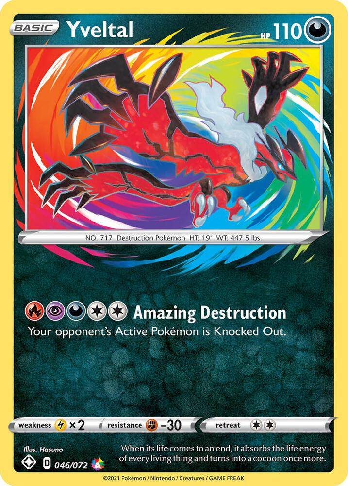 Yveltal - 046/185 - Amazing Rare