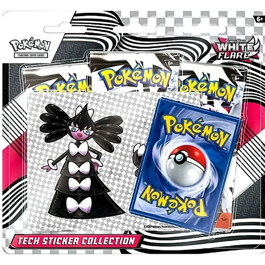 Scarlet & Violet – White Flare – Tech Sticker