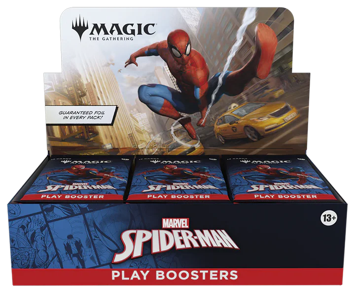 *PRE VENTA* Magic The Gathering: Universes Beyond Marvel Spider Man - Play Booster Display INGLES