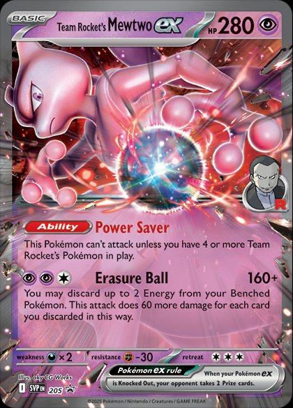 SVP - 205 - Team Rocket's Mewtwo ex