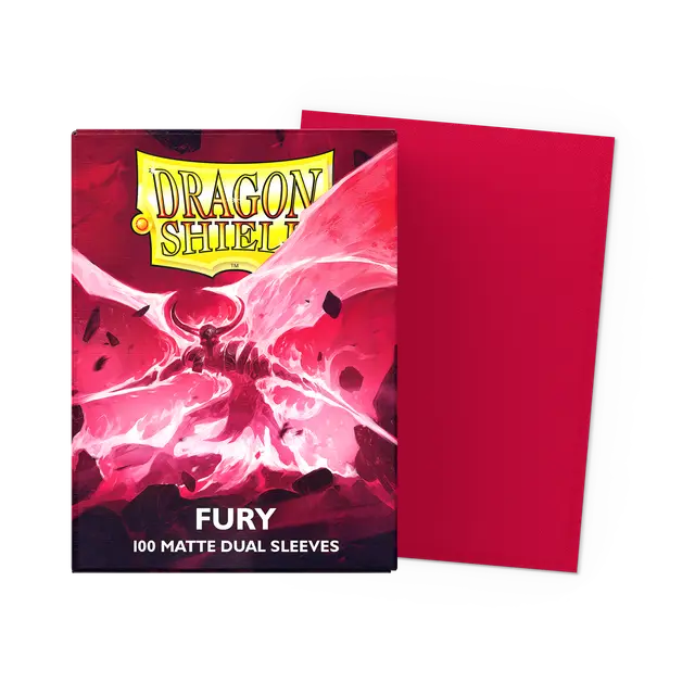 Dragon Shield: Dual Matte Sleeves Fury (x100) – Standard