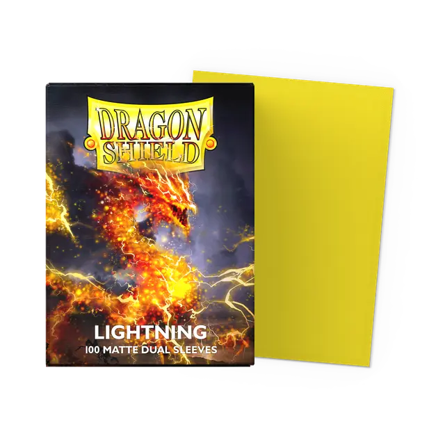 Dragon Shield: Dual Matte Sleeves Lightning (x100) – Standard