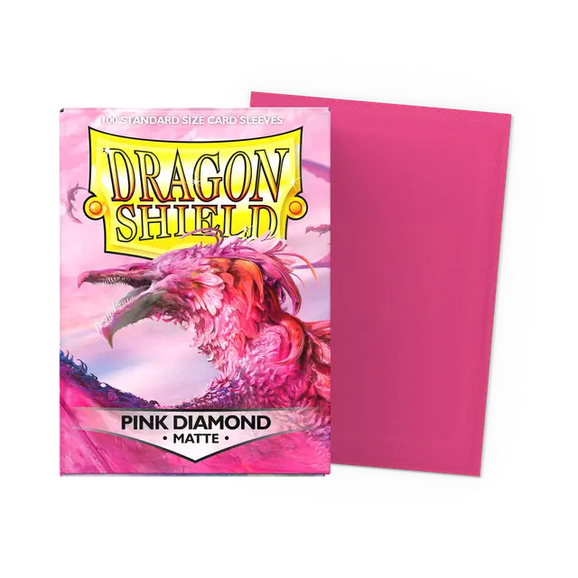 Dragon Shield: Matte Sleeves Pink Diamond (x100) – Standard