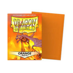 Dragon Shield: Matte Sleeves Orange (x100) – Standard