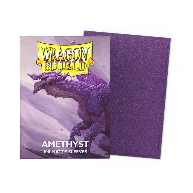 Dragon Shield: Matte Sleeves Amethyst (x100) – Standard