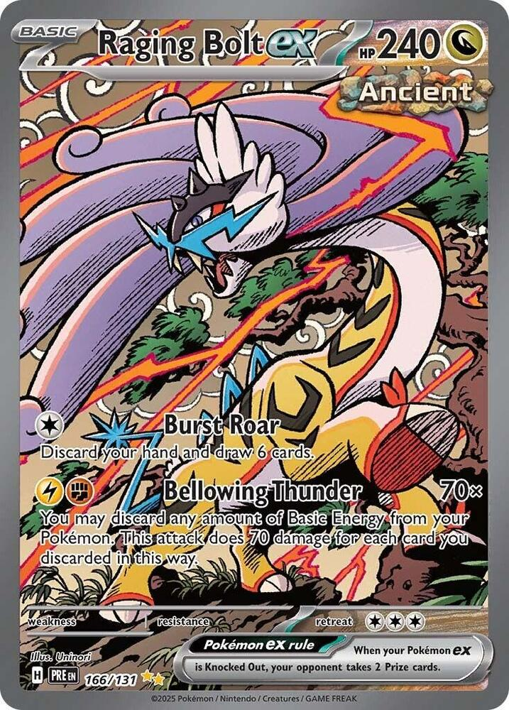 1666 - Raging Bolt ex - Secret Rare
