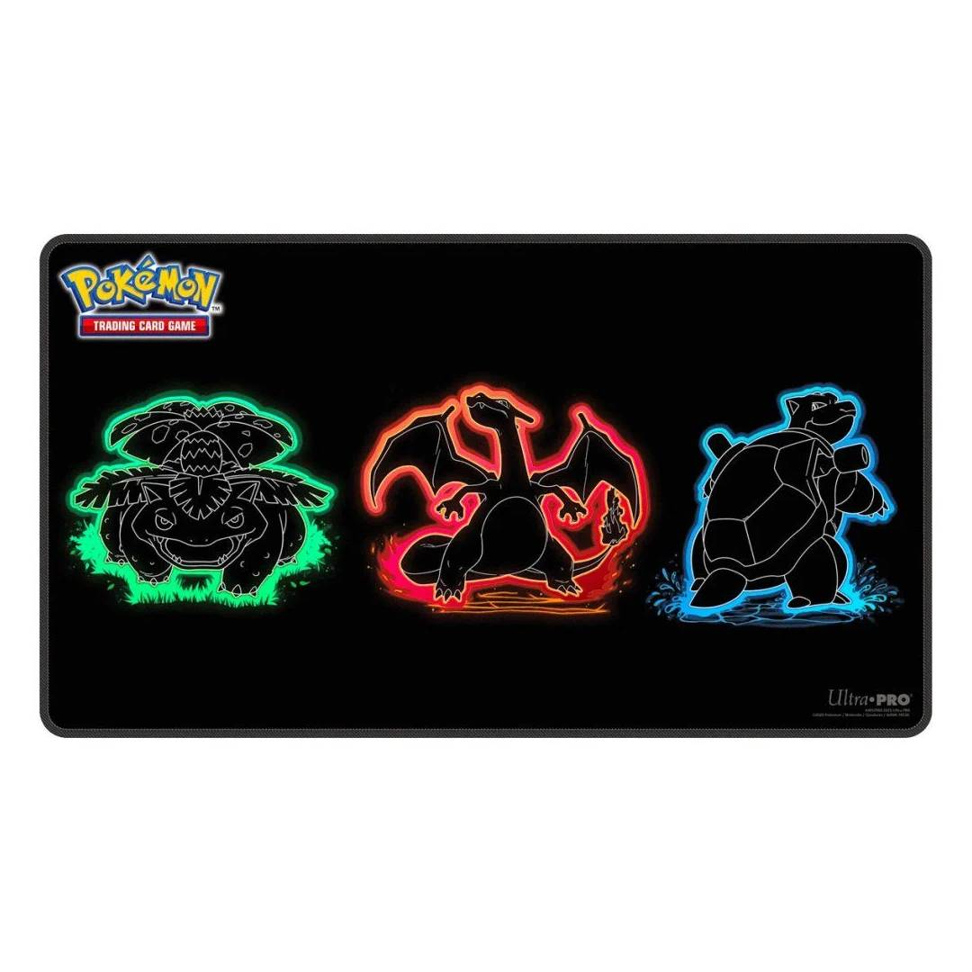 PLAYMAT: POKEMON FOIL- NEON KANTO