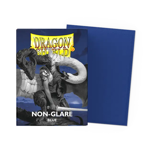 Dragon Shield: Non-Glare Matte Sleeves Blue (x100) – Standard