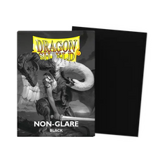 Dragon Shield: Non-Glare Matte Sleeves Black(x100) – Standard