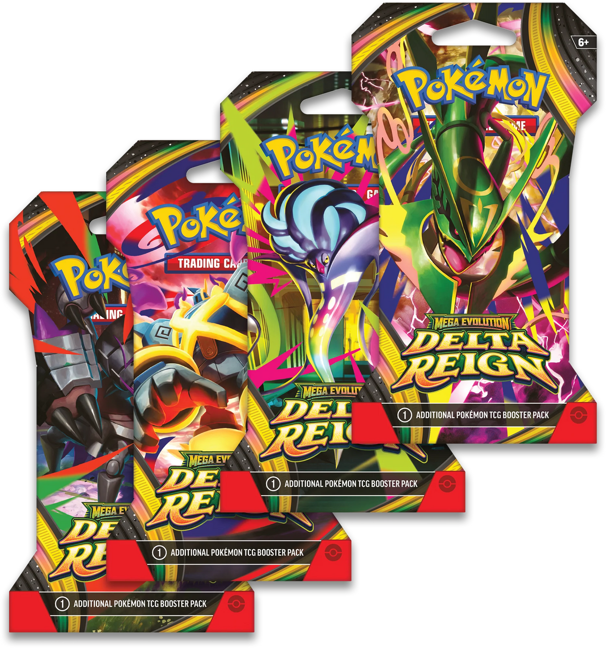 *PRE VENTA* 4 x Sleeved Booster Pack Delta Reign ESPAÑOL