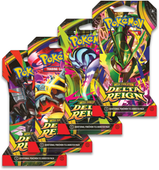 *PRE VENTA* 4 x Sleeved Booster Pack Delta Reign ESPAÑOL
