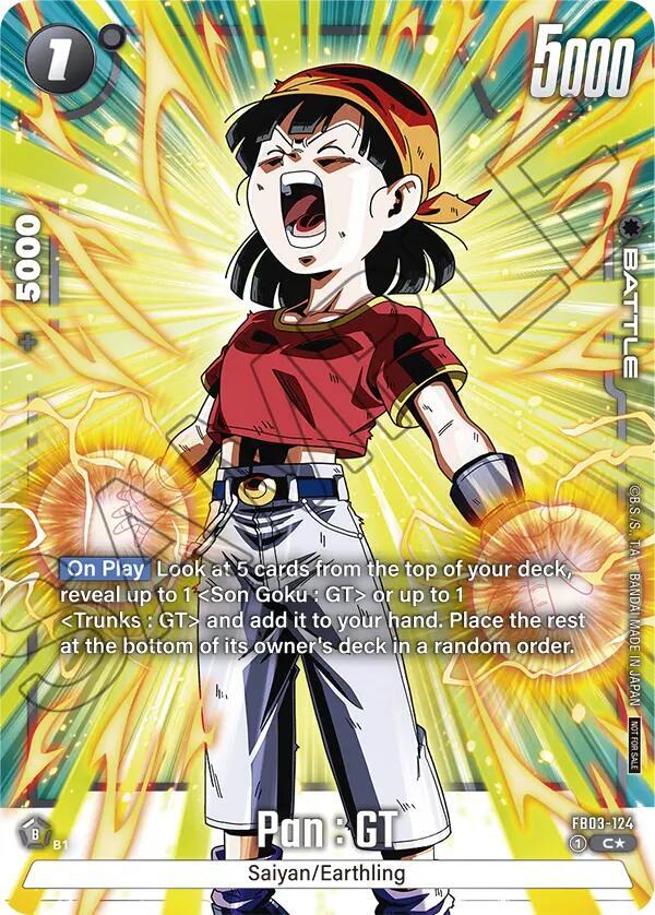 FB03-124 - Pan : GT - Tournament Pack -Winner