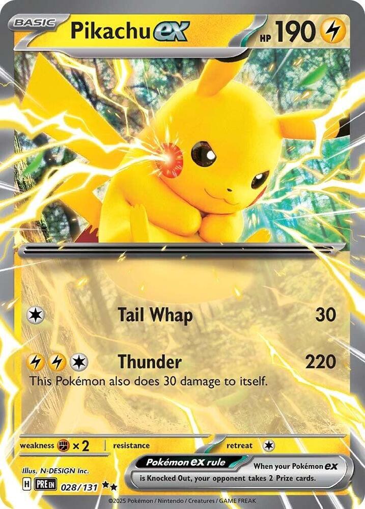 Pikachu ex - 28/131