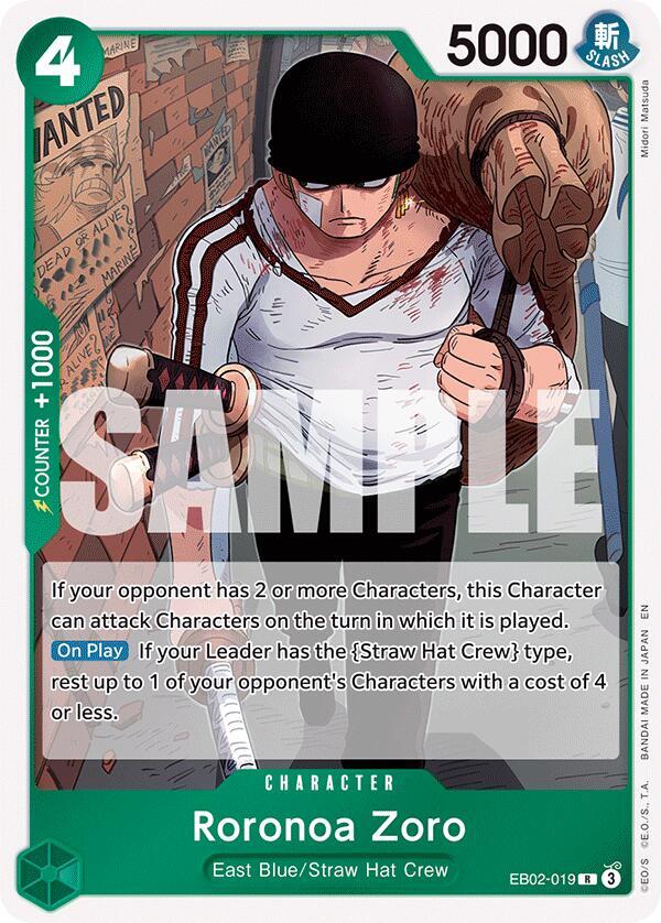 EB02-019 - Roronoa Zoro - character