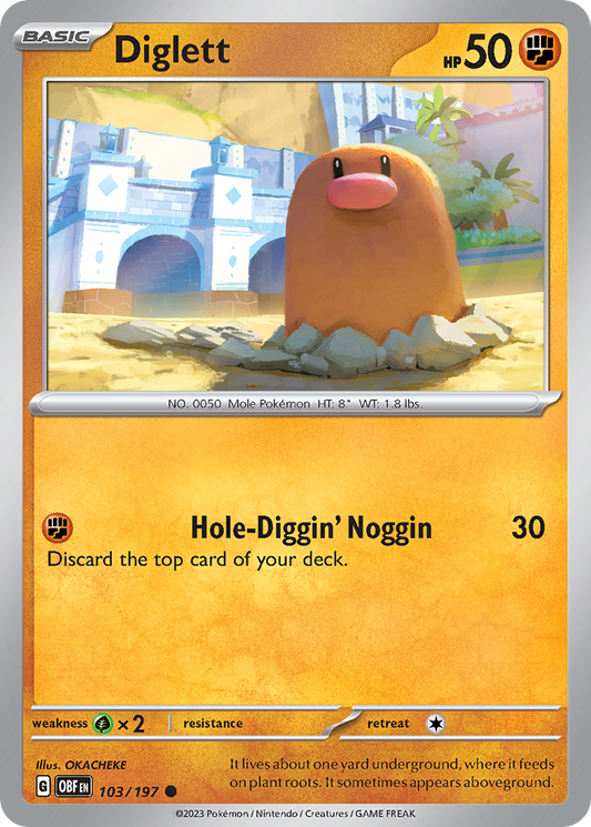 Diglett - 103/197 - Common