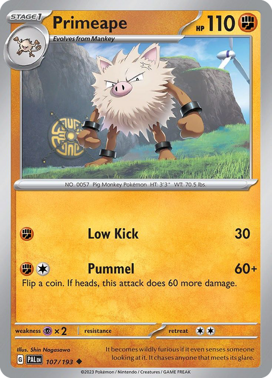 Primeape - 107/193 - Uncommon