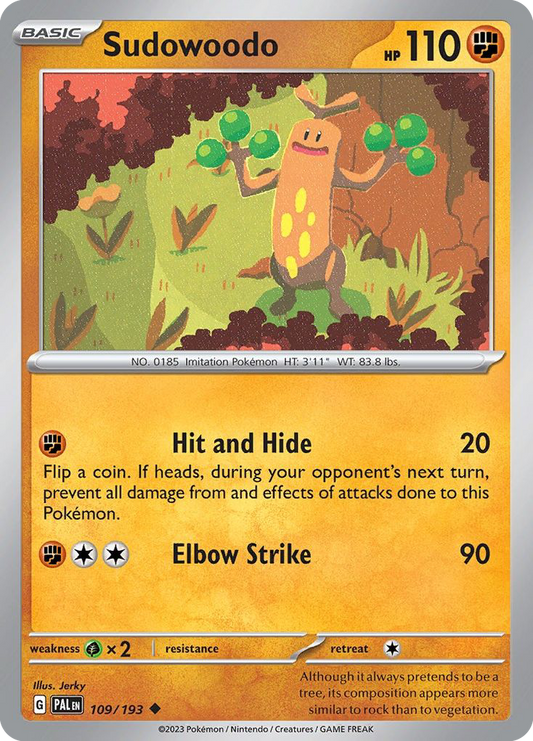 Sudowoodo - 109/193 - Uncommon