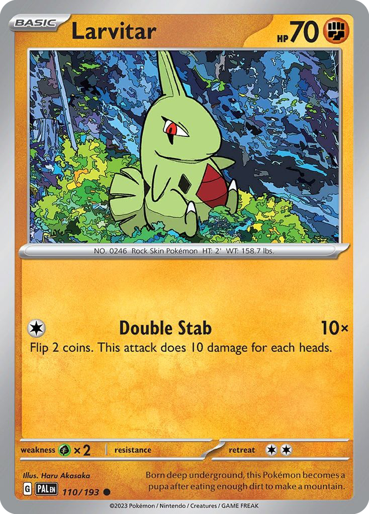 Larvitar - 110/193 - Common