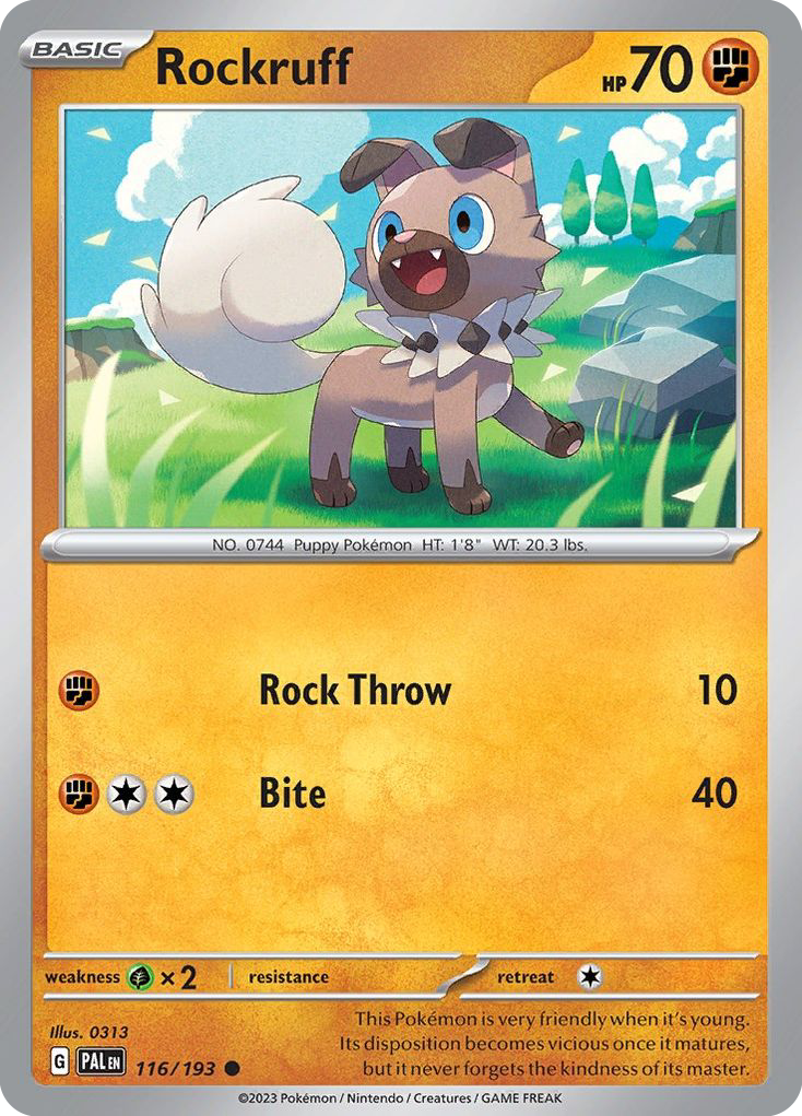 Rockruff - 116/193 - Common