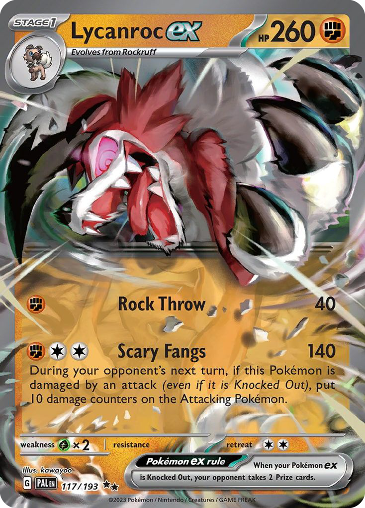 Lycanroc ex - 117/193 - Ultra Rare