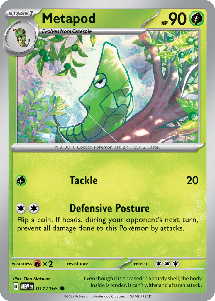 Metapod - 11/165 - Common