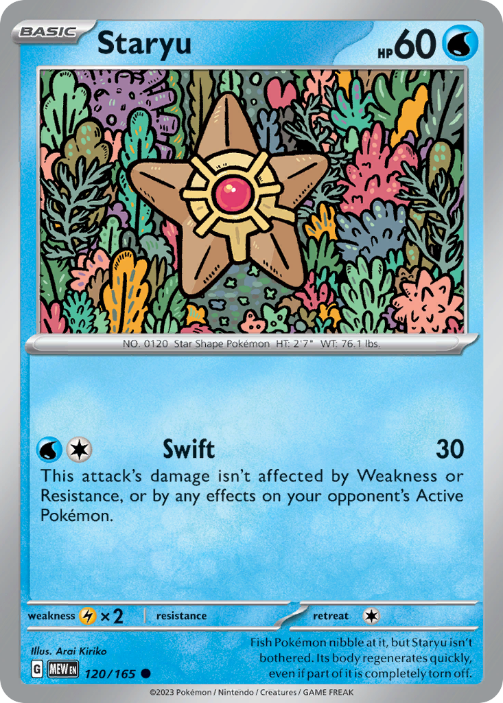 Staryu - 120/165 - Common