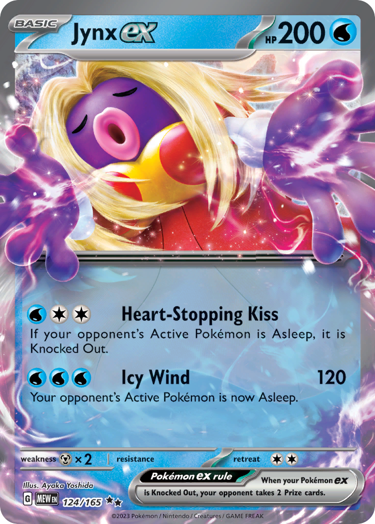 Jynx ex - 124/165 - Ultra Rare