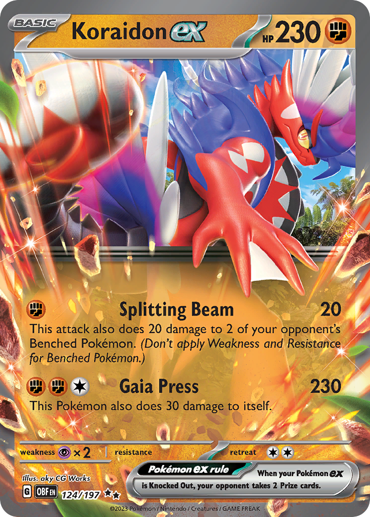 Koraidon ex - 124/197 - Ultra Rare