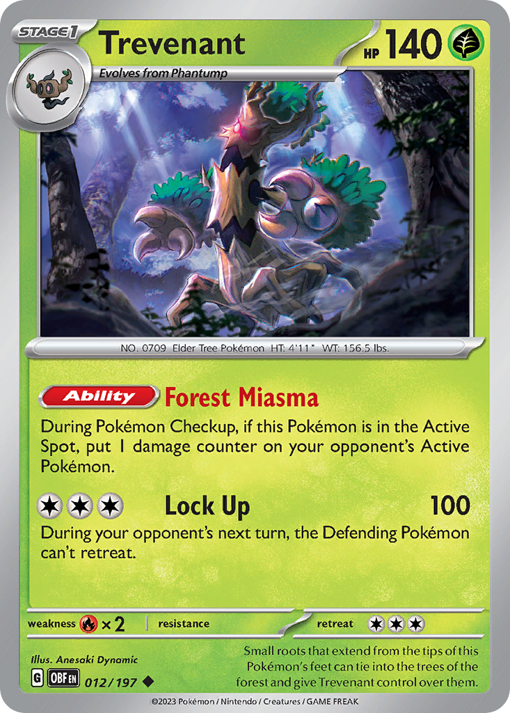 Trevenant - 12/197 - Uncommon