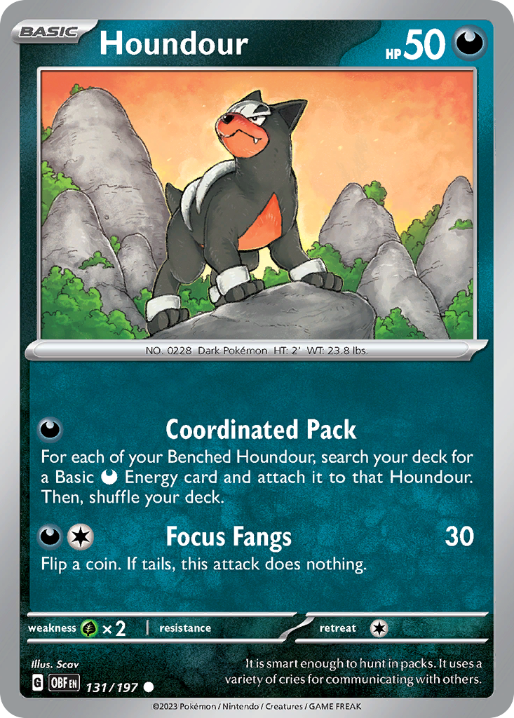 Houndour - 131/197 - Common