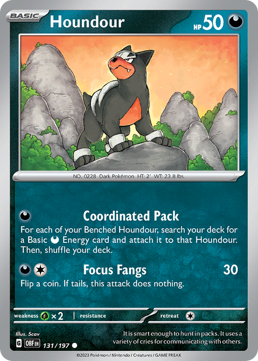 Houndour - 131/197 - Common