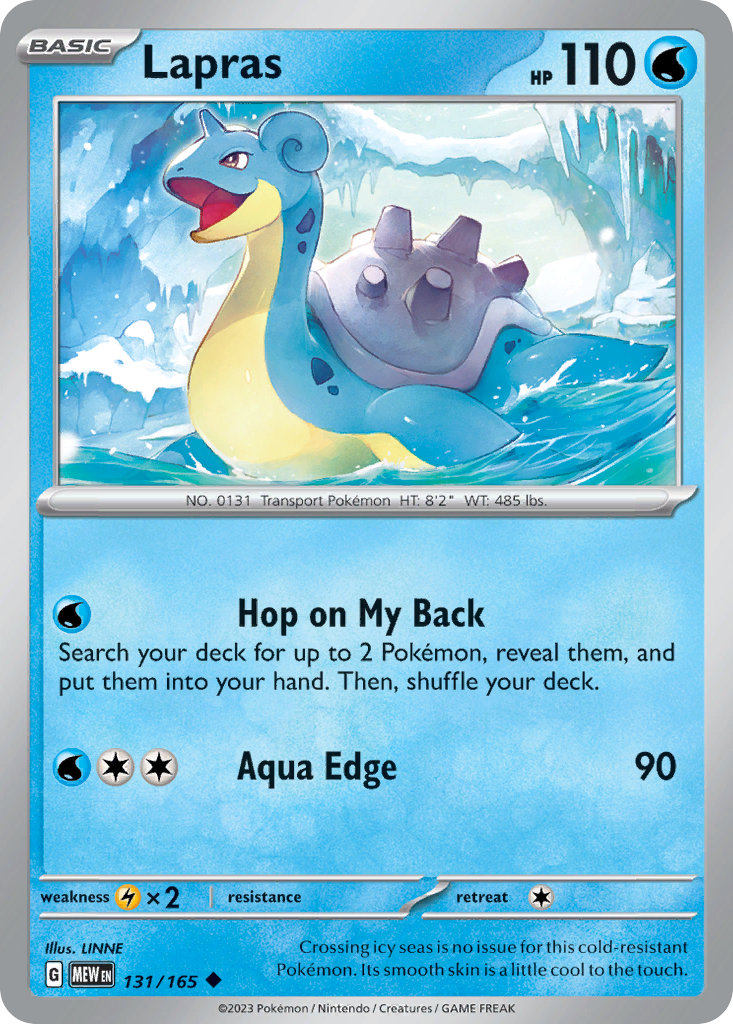 Lapras - 131/165 - Uncommon