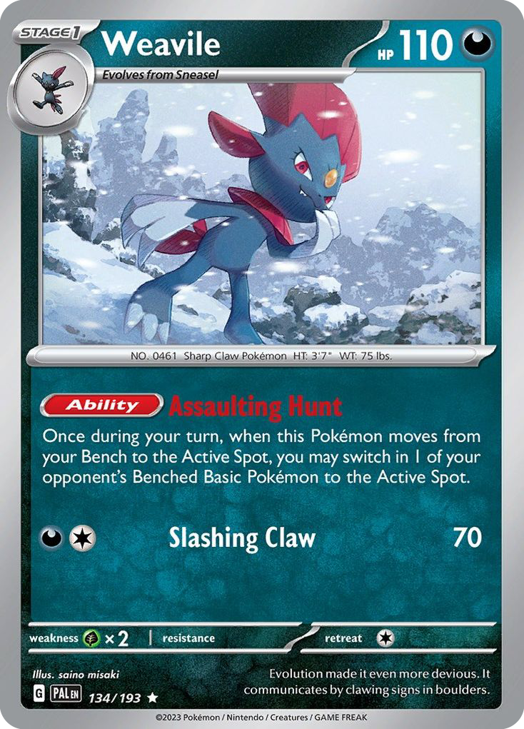 Weavile - 134/193 - Rare