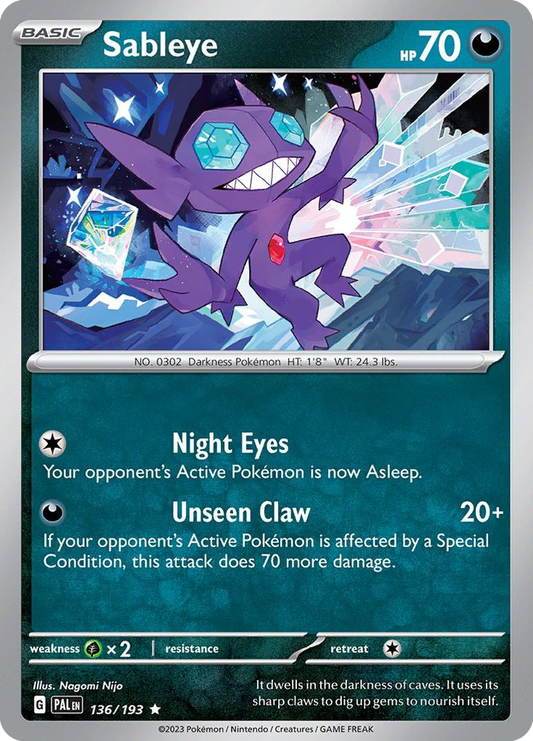 Sableye - 136/193 - Rare