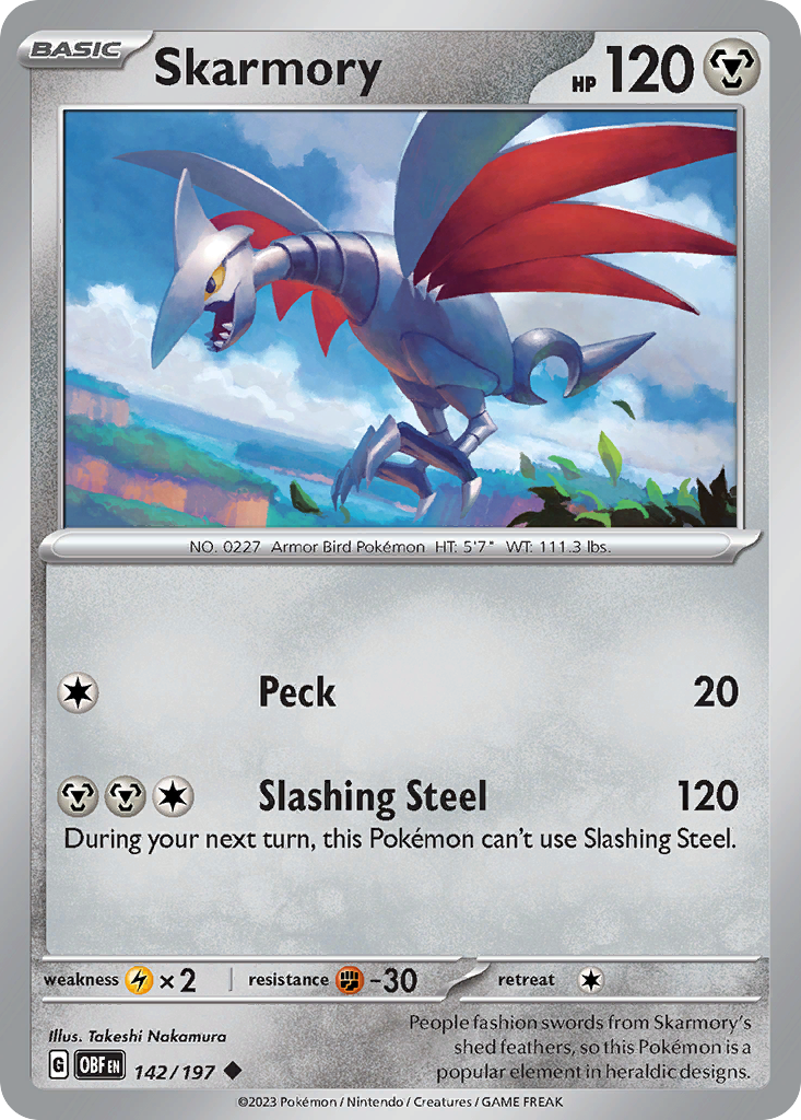 Skarmory - 142/197 - Uncommon