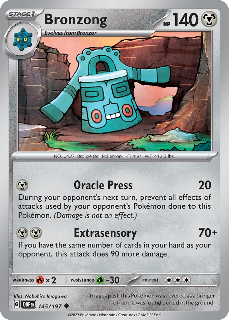 Bronzong - 145/197 - Uncommon