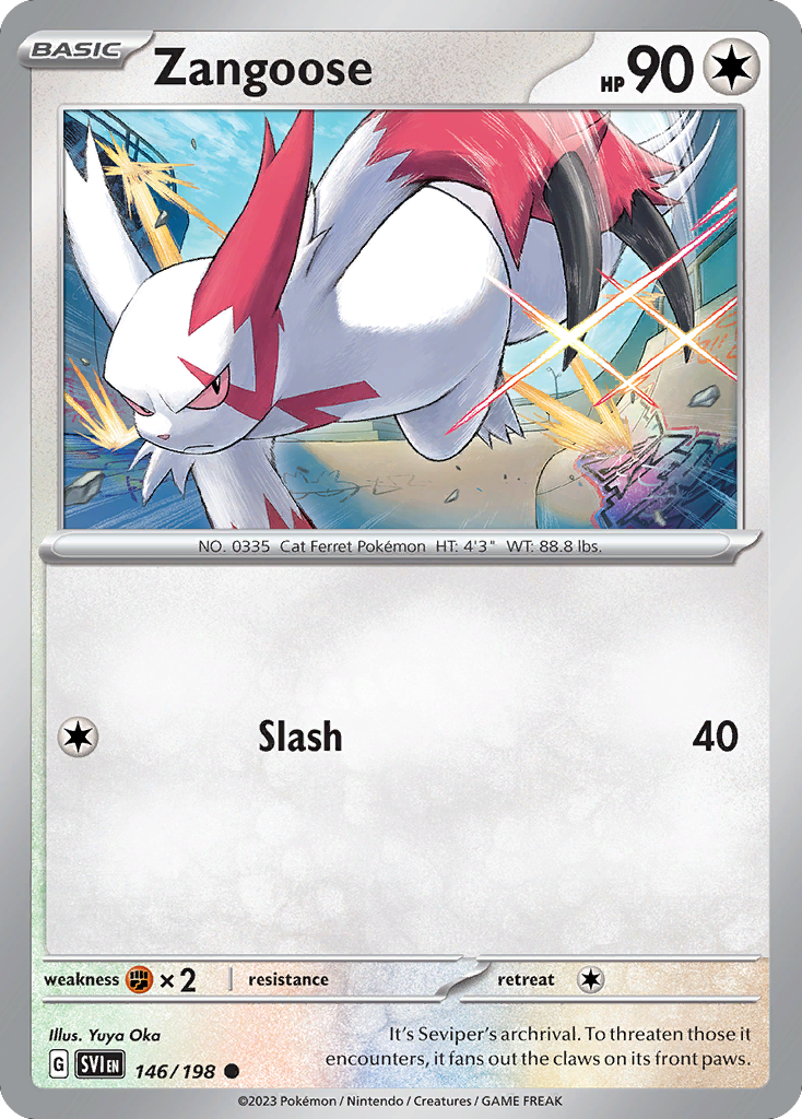 Zangoose - 146/198 - Common