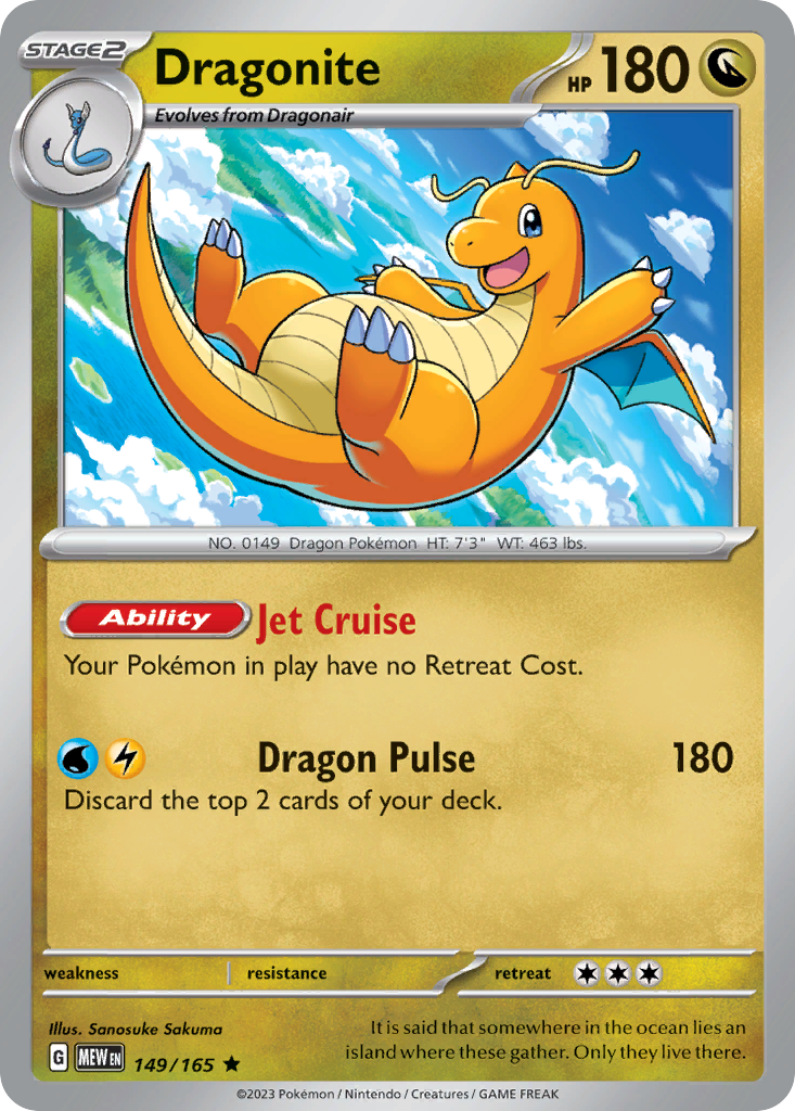 Dragonite - 149/165 - Rare