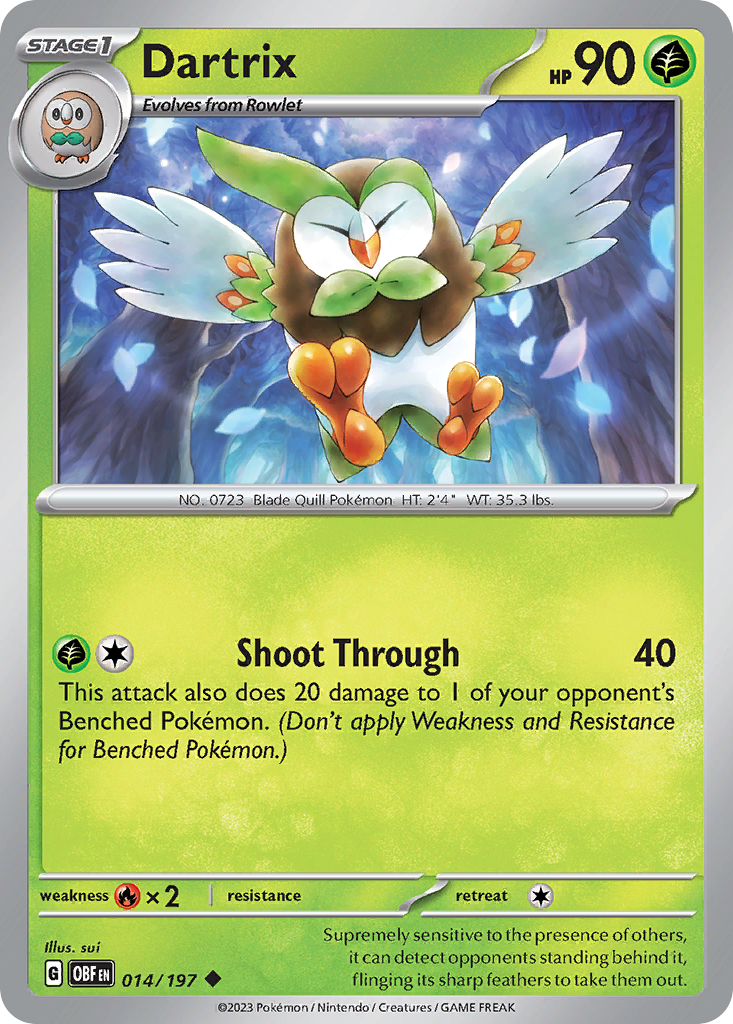 Dartrix - 14/197 - Uncommon