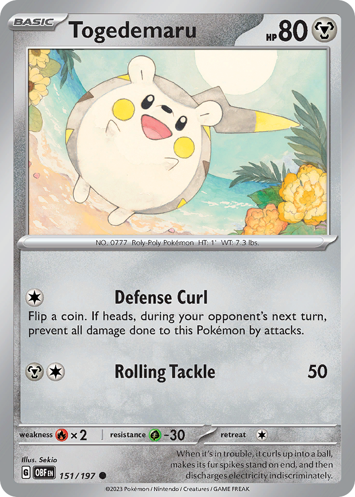 Togedemaru - 151/197 - Common