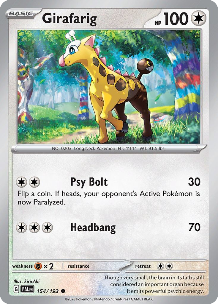 Girafarig - 154/193 - Common