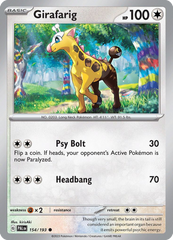 Girafarig - 154/193 - Common